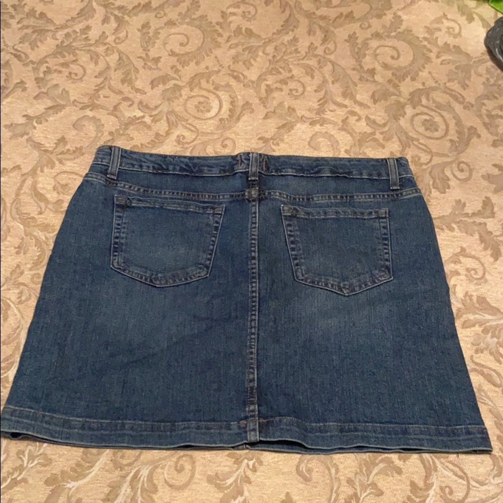 Bass Classic A Line Denim Skirt - Picture 2 of 5